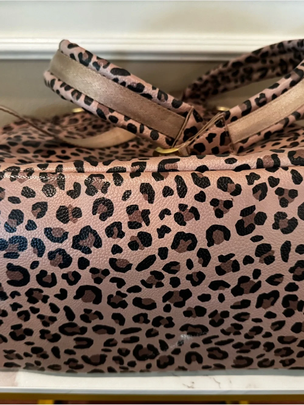 Freshly Picked Leopard-Print Baby Bag- Backpack